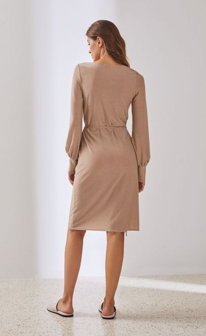 Платье домашнее золотой (51977-2) фото