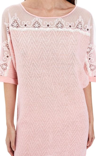 Туника домашняя светло-розовый (30573) фото