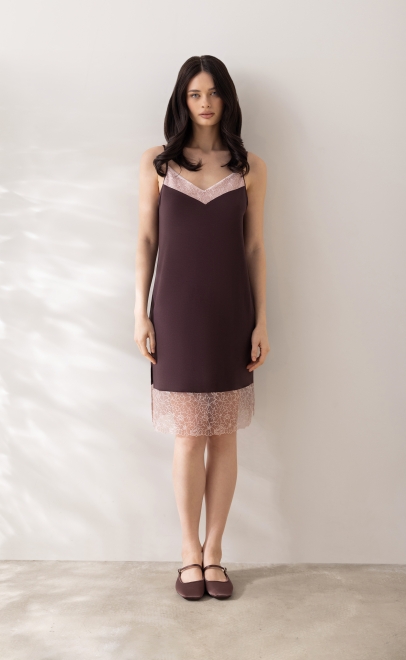 Ночная сорочка женская коричневый (52194) фото