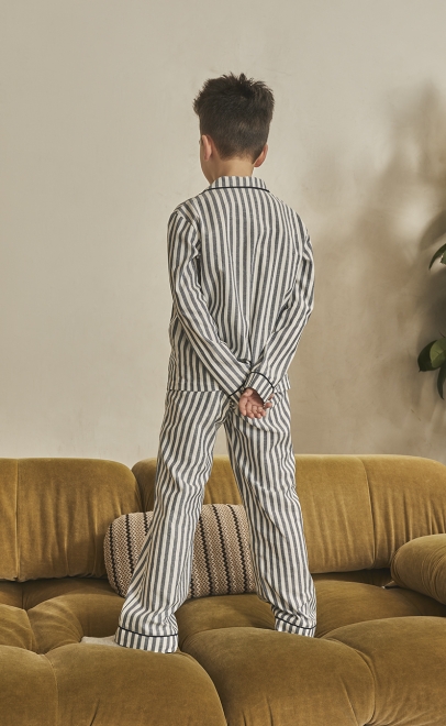 Пижама для мальчика с брюками из хлопка  (55374+55375) фото