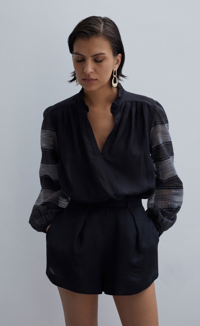 Шорты женские чёрный (61946-2) фото