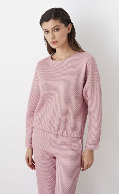 Толстовка женская розовый (30526) фото