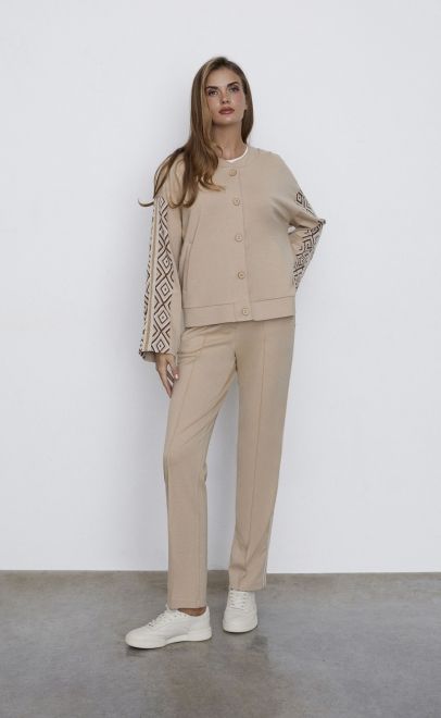 Жакет женский бежевый (30503-2) фото