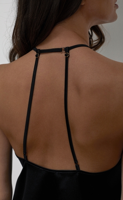 Пижама с брюками женская чёрный (60614) фото