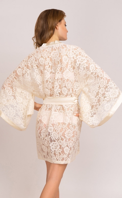 Кружевное кимоно  (54089-8) фото