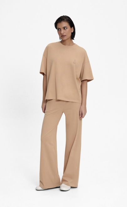 Пижама с брюками женская светло-бежевый (55515-10) фото