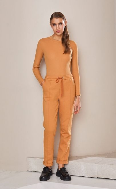 Лонгслив женский бледно-золотой (61765-1) фото