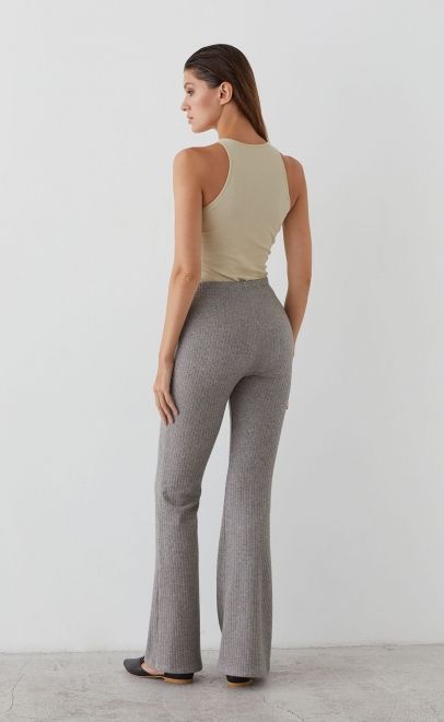 Топ женский&nbsp;&nbsp;из хлопка молочный холодный (61877-1) фото