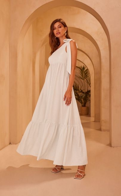 Платье летнее женское белый (61776-6) фото