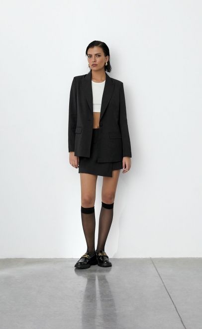 Жакет женский чёрный (61870-3) фото