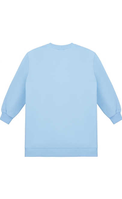 Толстовка для девочки голубой (30436-2) фото