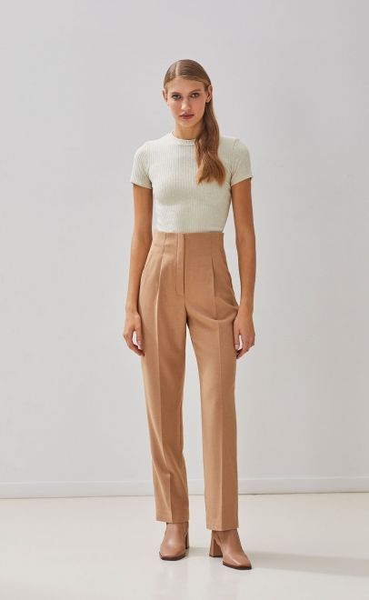 Футболка женская холодный бежевый (51989-5) фото