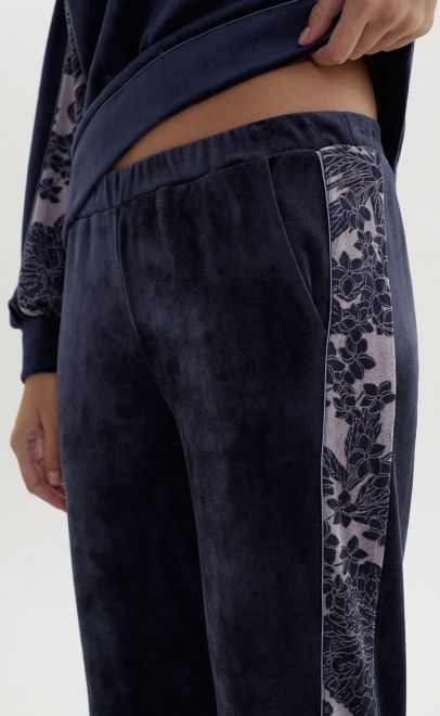 Костюм домашний женский тёмно-синий (23317) фото