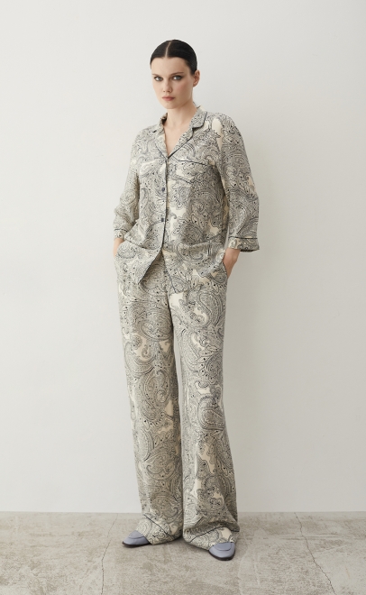 Пижама с брюками из вискозы  (56440) фото