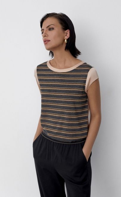 Топ женский графитовый (56496-1) фото