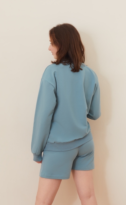 Шорты для девочки бирюзовый (30429-1) фото