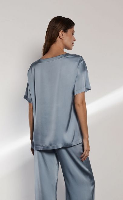 Футболка женская туманный голубой (61817-3) фото