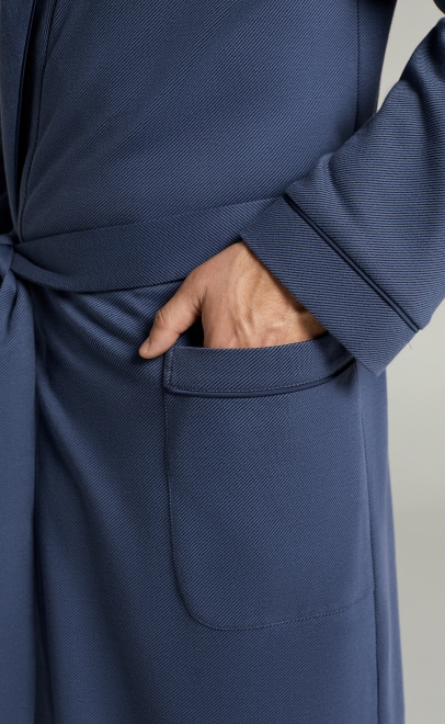 Халат мужской сине-голубой (30185-3) фото