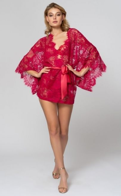 Кружевное кимоно  (54083-21) фото