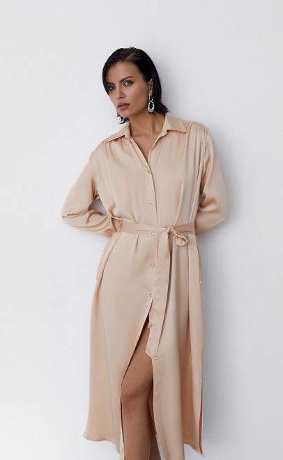 Платье женское песочный (61828-1) фото