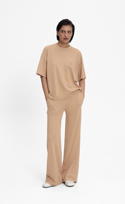 Пижама с брюками женская светло-бежевый (55515-10) фото