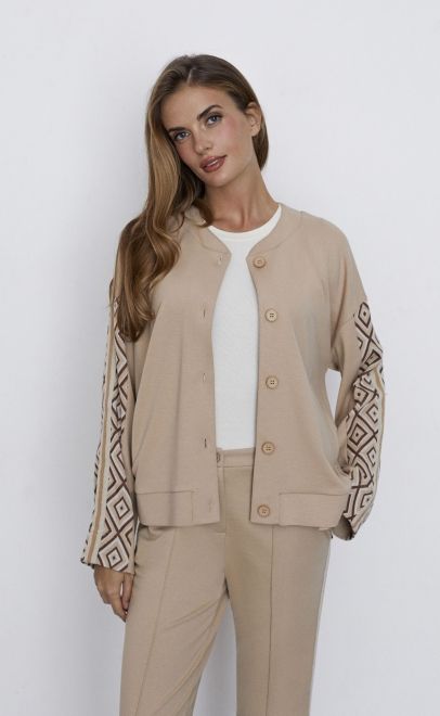 Жакет женский бежевый (30503-2) фото