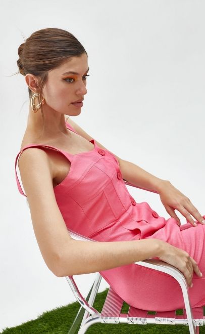 Платье летнее женское розовый (61780-12) фото