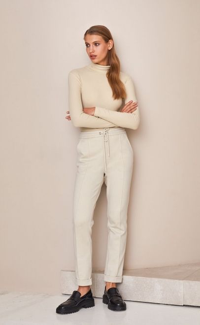 Водолазка женская молочный (61766-2) фото