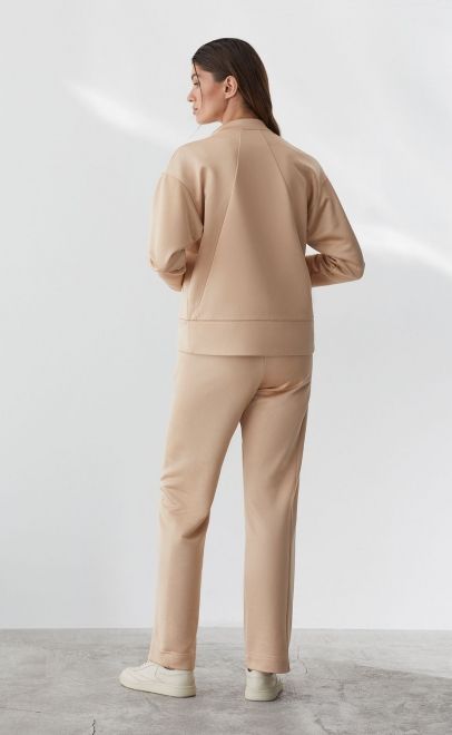 Толстовка летняя женская бежевый металлик (30555-1) фото
