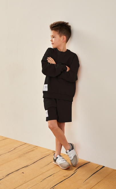 Шорты для мальчика  чёрный (30433-5) фото