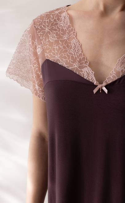 Ночная сорочка женская коричневый (52195) фото