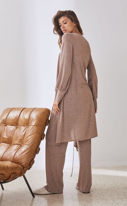 Платье домашнее серый-бронзовый (51977-1) фото