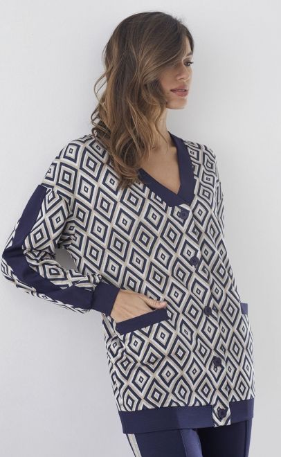 Кардиган женский синий (30498-2) фото
