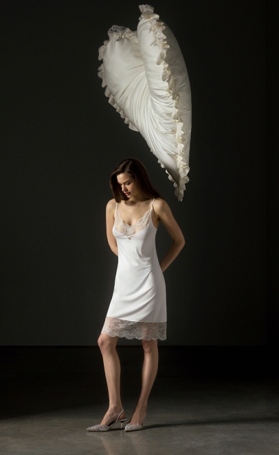 Ночная сорочка женская молочный (52173) фото