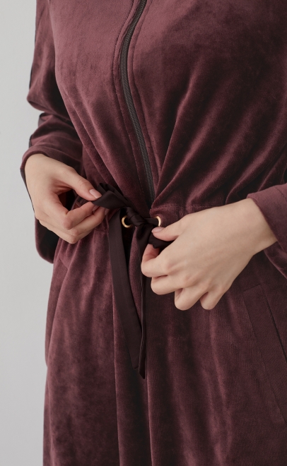 Халат домашний женский какао (20459) фото