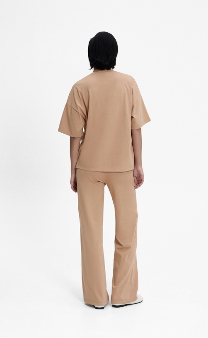 Пижама с брюками женская кремовый (55515-9) фото