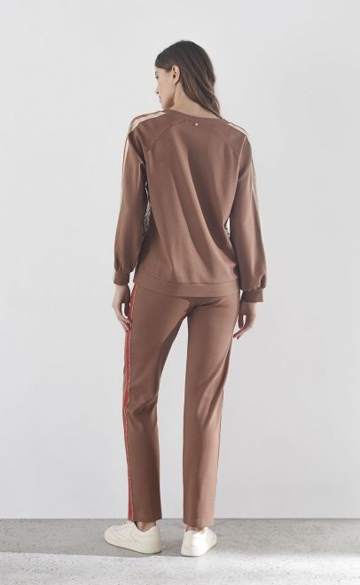 Брюки женские коричневый (30506-1) фото