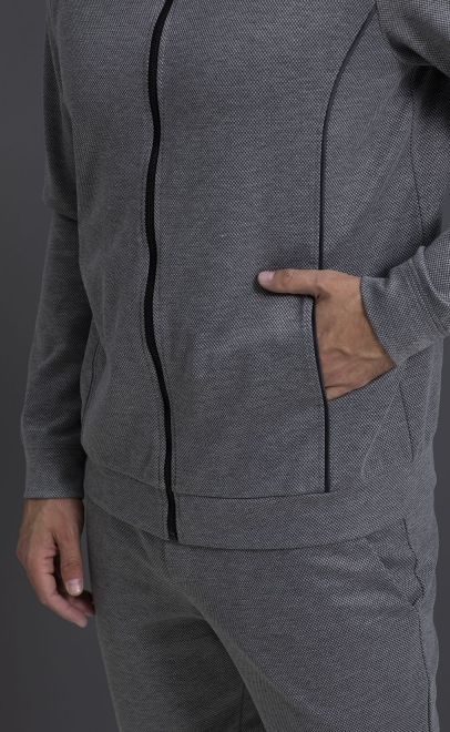 Толстовка домашняя мужская серый меланж (30469-2) фото