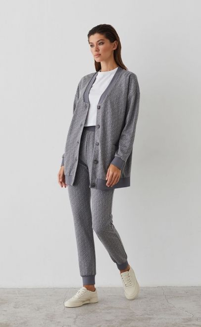 Жакет женский серый (30477-2) фото