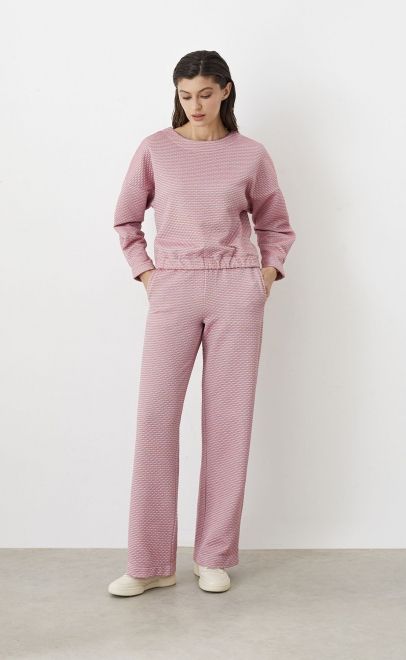 Брюки женские розовый (30531) фото
