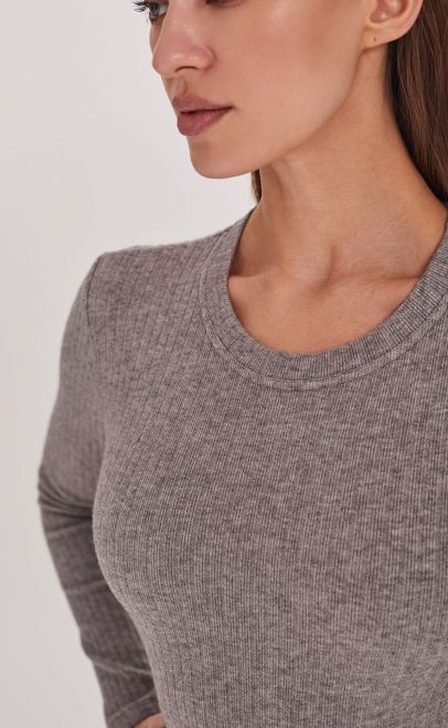 Боди женское серый (51992-4) фото