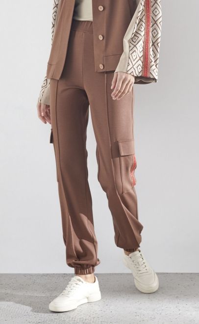 Брюки женские коричневый (30505-1) фото