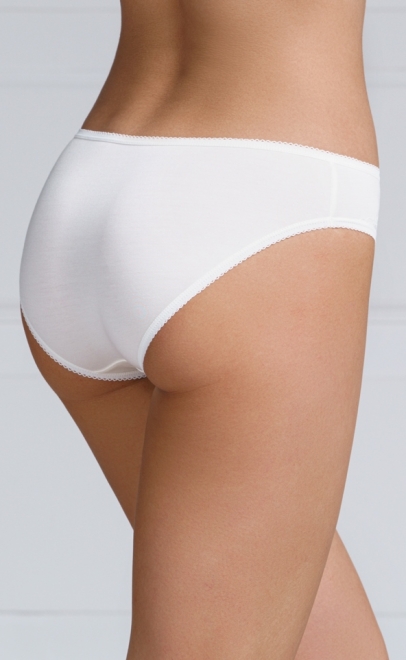 Трусики слип из вискозы  молочный (M-111-1) фото