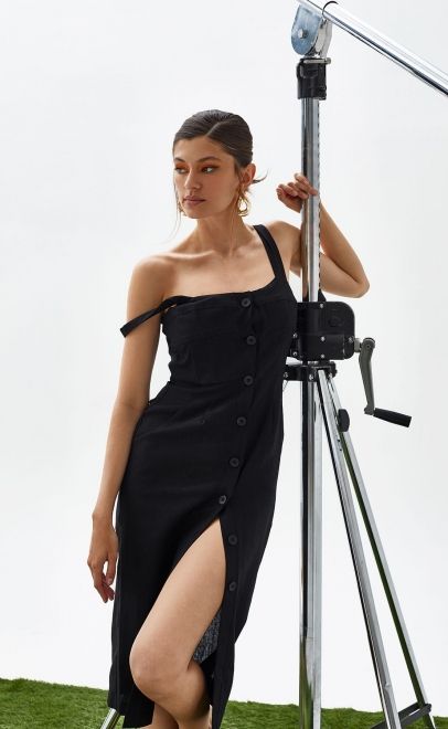Платье летнее женское чёрный (61780-10) фото