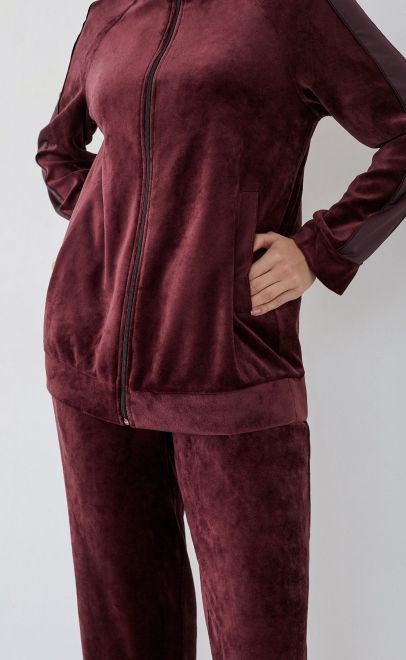 Костюм домашний женский темный шоколад (20466-3) фото