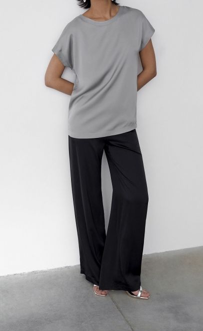 Топ женский светло-серый (61830-2) фото