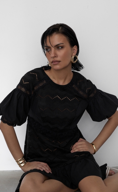 Платье женское чёрный (55478-3) фото