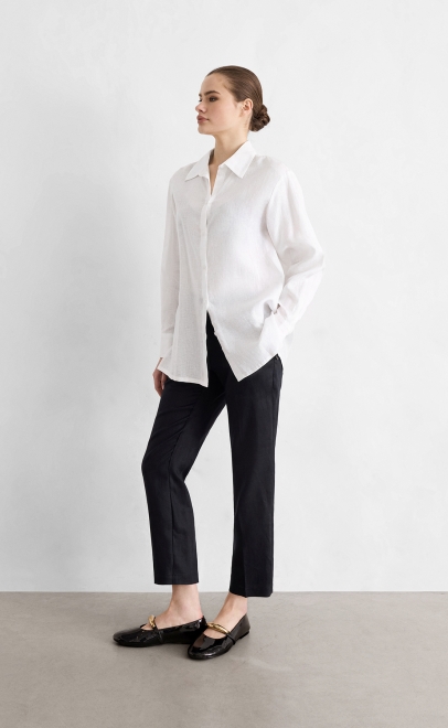 Рубашка женская белый (62112-3) фото