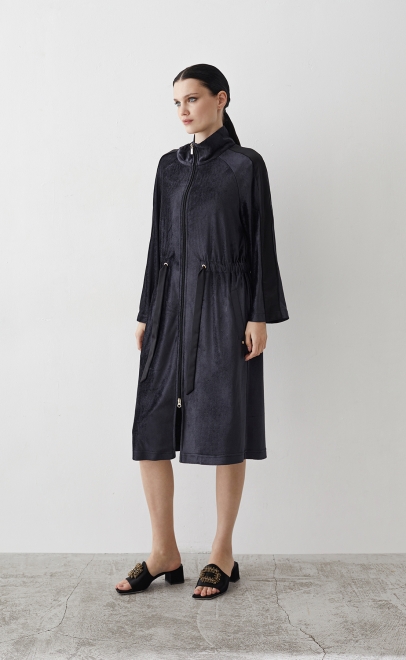 Халат домашний женский чёрный (20459-2) фото