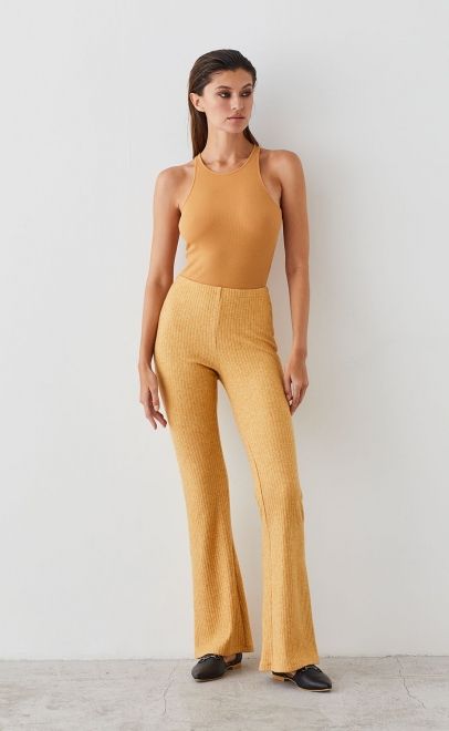 Топ женский&nbsp;&nbsp;из хлопка бледно-золотой (61877-2) фото